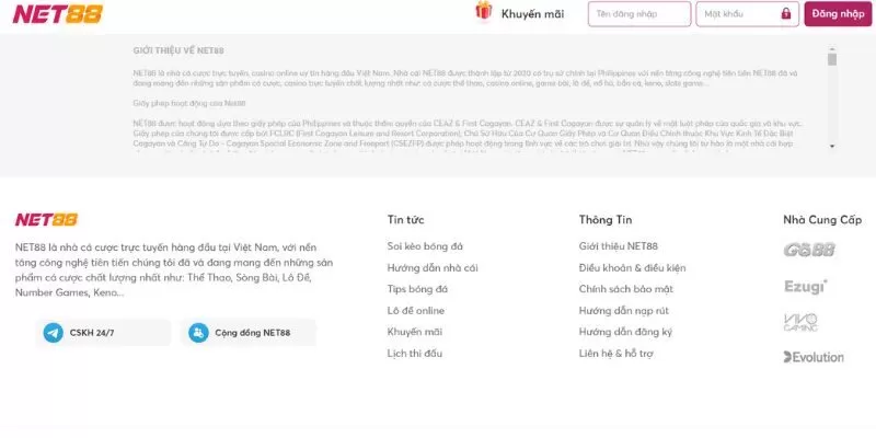Net88 cam kết hoạt động hoàn toàn hợp pháp, đẳng cấp Net88 cam kết hoạt động hoàn toàn hợp pháp, đẳng cấp