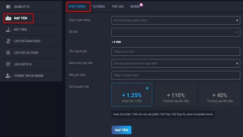 Thời gian giao dịch tại nhà cái diễn ra nhanh chóng không bị thu phí Thời gian giao dịch tại nhà cái diễn ra nhanh chóng không bị thu phí
