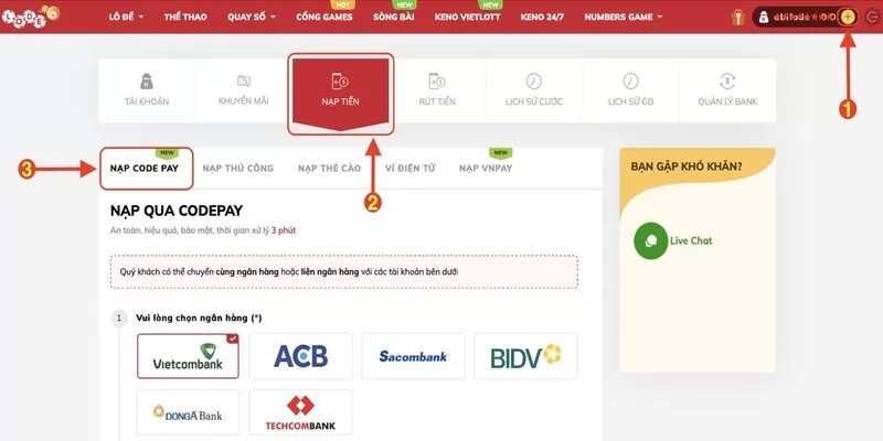 Linh hoạt phương thức nạp rút tuỳ vào nhu cầu của người dùng Linh hoạt phương thức nạp rút tuỳ vào nhu cầu của người dùng